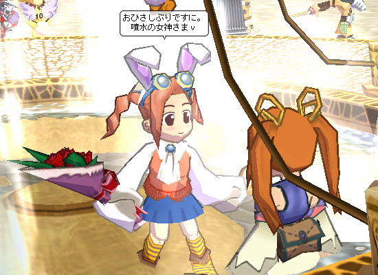 おひさしぶりですに。噴水の女神さまｖ